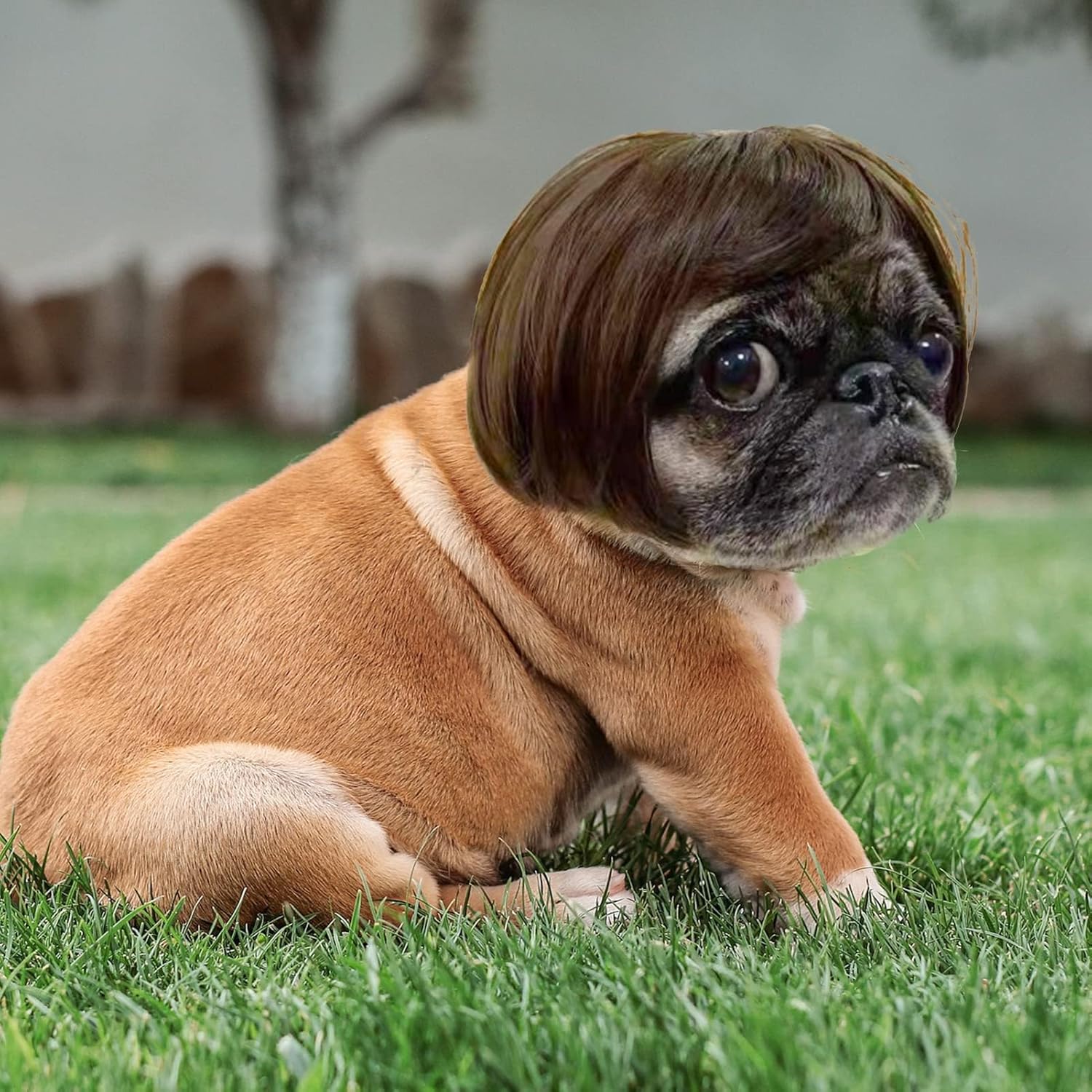 Funny Dog Cat Cosplay Wig