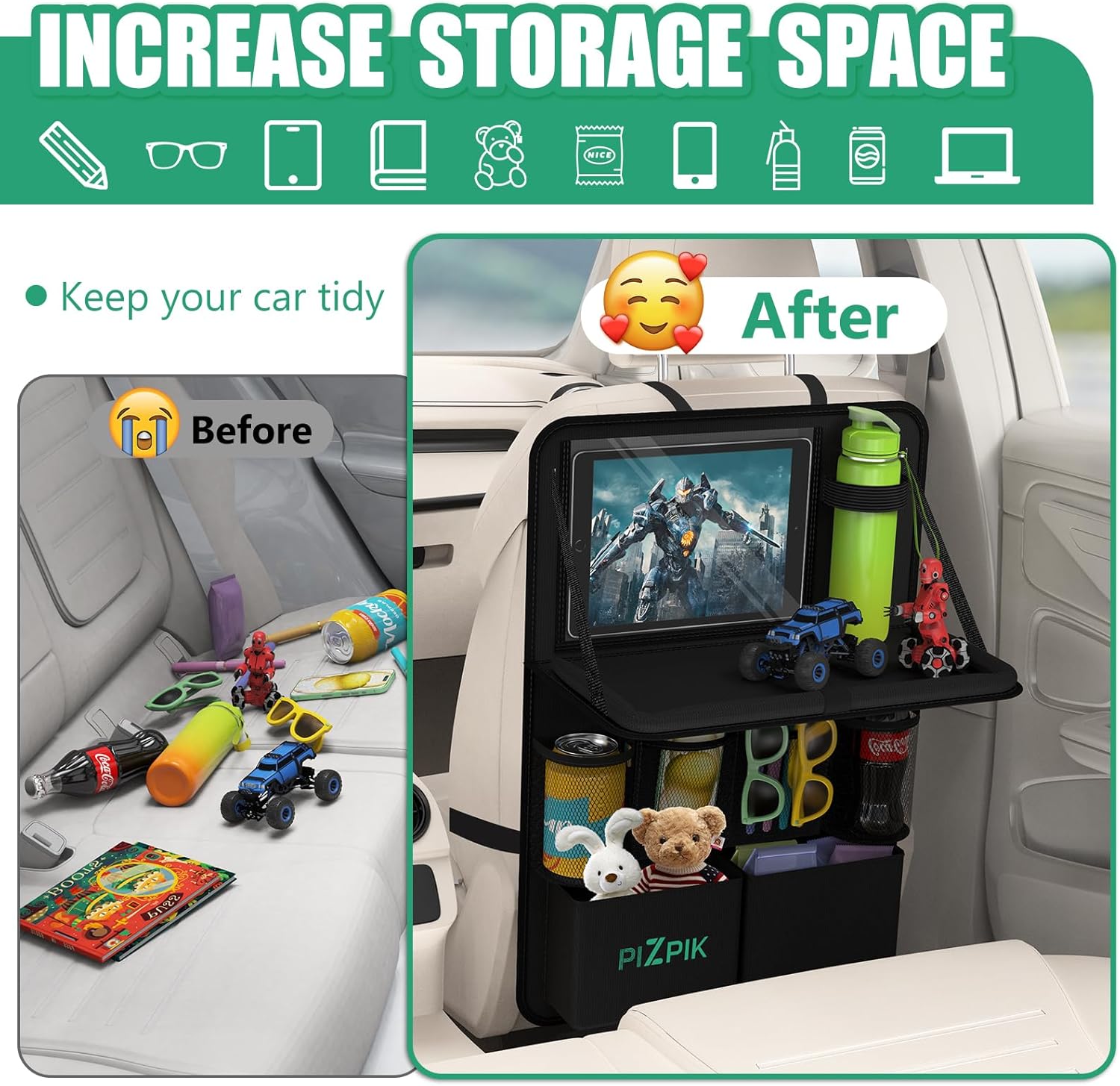 Plzpik Backseat Car Organizer